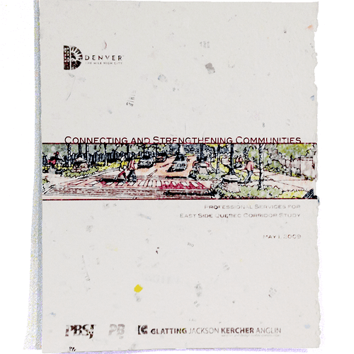 Proposal cover for PBS&J (now Atkins)
