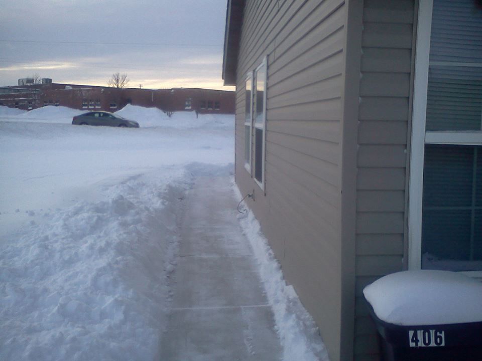 Somerset. Shoveling and snow blowing