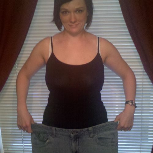 Trainer Tirzah lost 45 pounds.