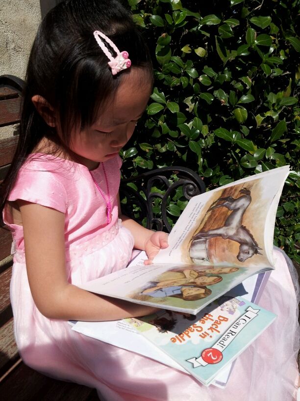 Kaylee started our reading program at age 5.  She 