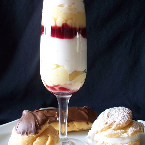 Parfaits and pastrys