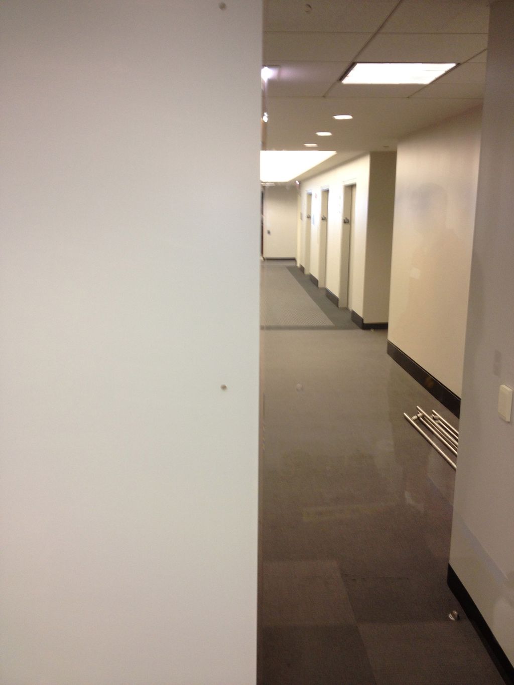 Etched Frost was applied to provide privacy and as