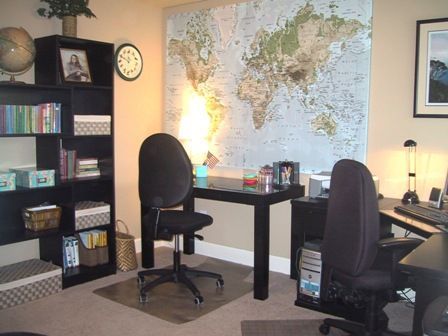 his/her office after