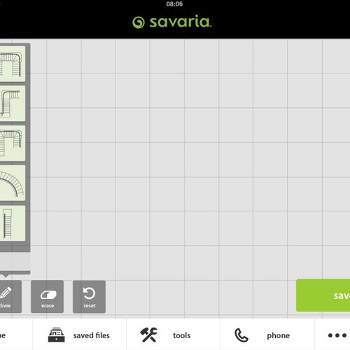 Savaria - Ipad App Sketch Screen