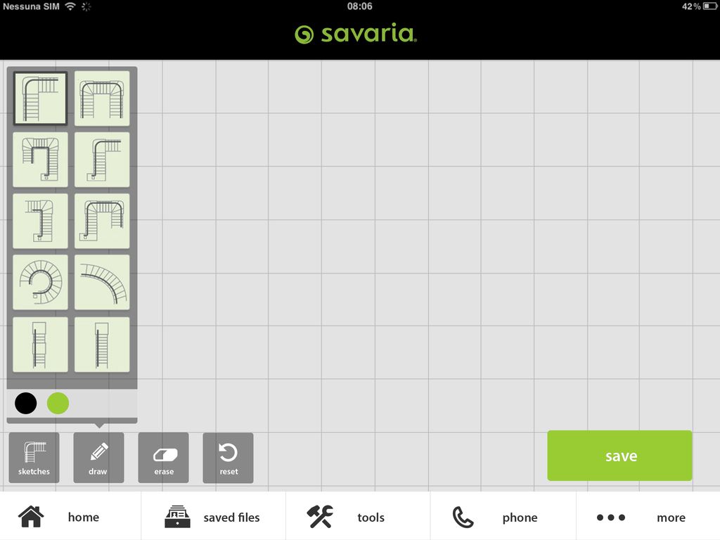 Savaria - Ipad App Sketch Screen