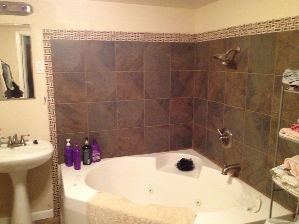 completely new bathroom added to house