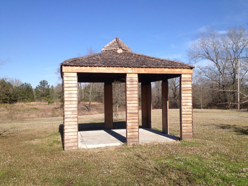 15'X15' outdoor cedar pavilion
