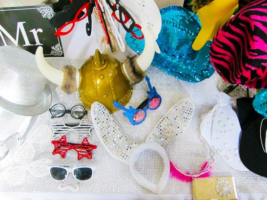 Fun, high quality props are used at every event.