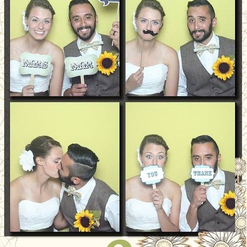 Our brides and grooms LOVE the booth!