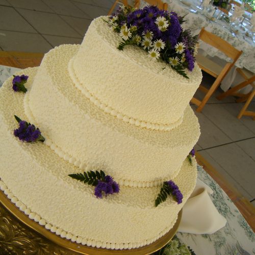 Just one of our many lovely Wedding Cakes, all mad