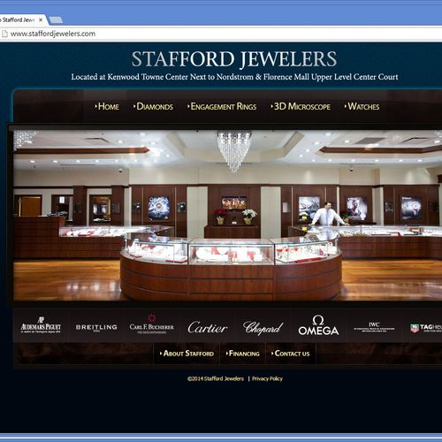 Custom website we built for Stafford Jewelers. htt