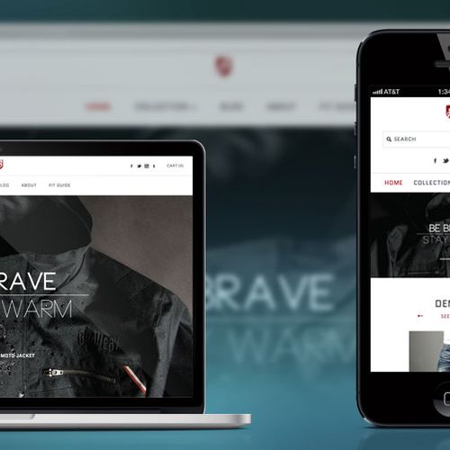 Bravery For All : Responsive Website