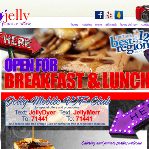 Jelly Pancake House Website