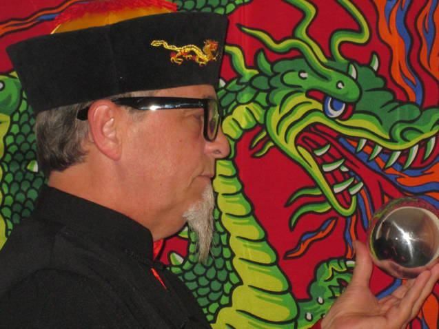 Raleigh " Master of Mystery " in deep thought !