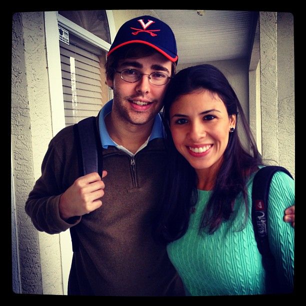 Me with my girlfriend--why I am here in Miami.