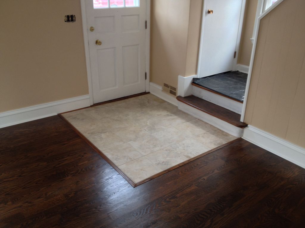 After - New Tile Entrance