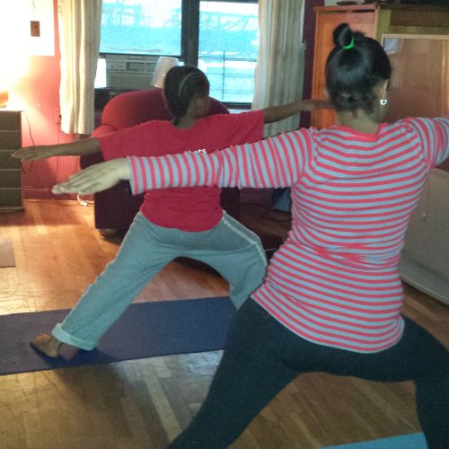Mommy & Me Yoga - What a joy!