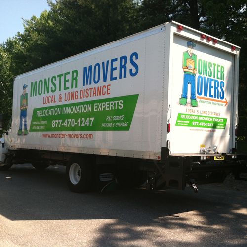Monster Movers Worcester getting ready for moving 