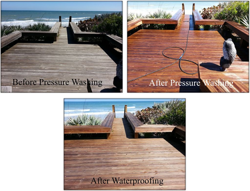 Wood Cleaning, Staining, and Sealing/Waterproofing