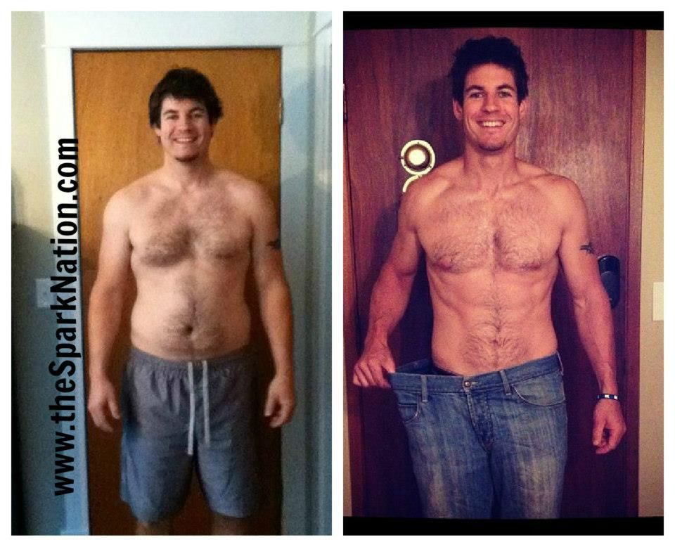 Collin before and after.