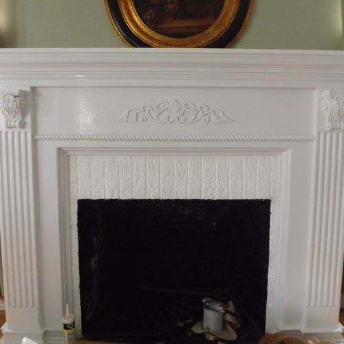 Custom built Fireplace Mantle