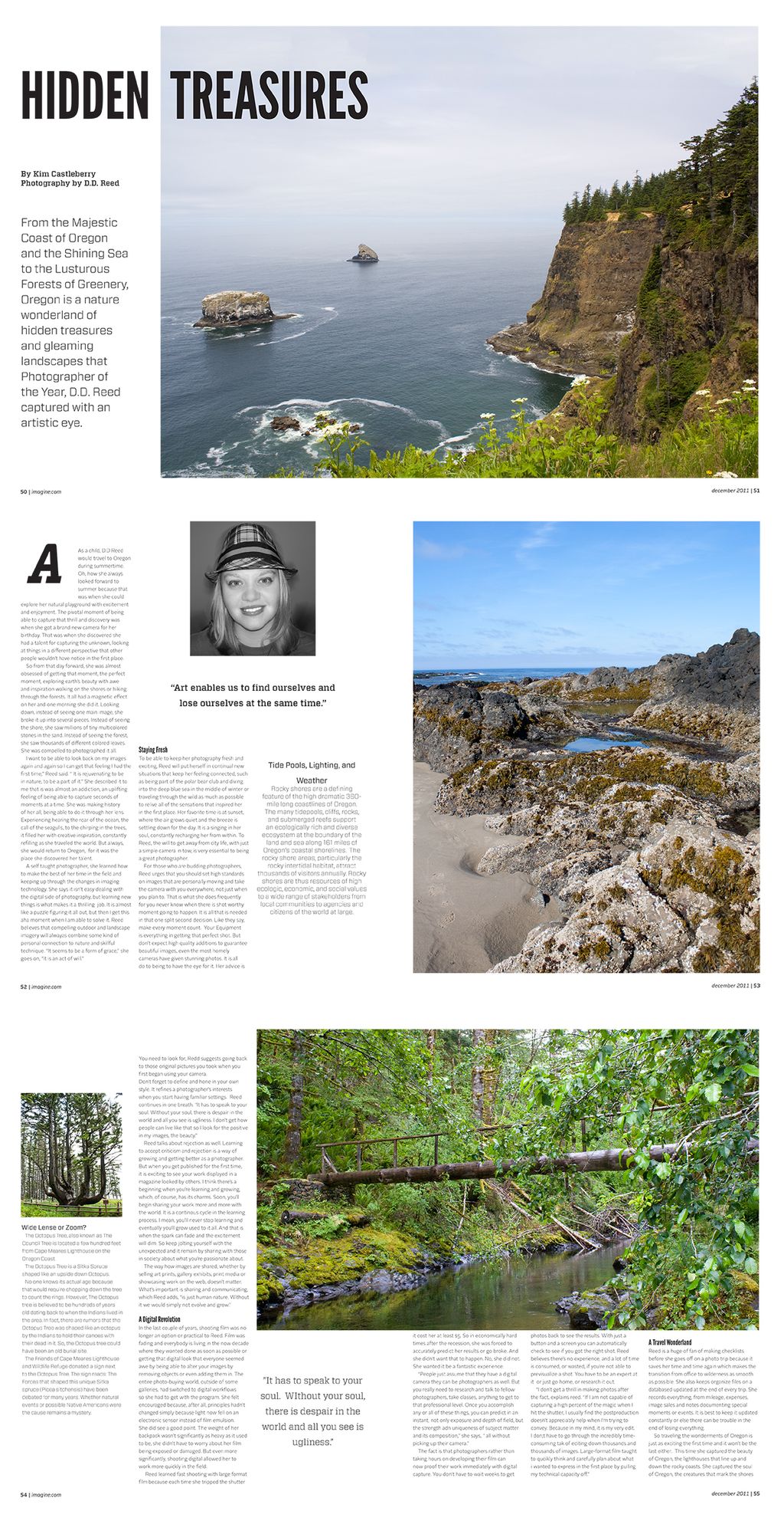 This is a trip-tic of a magazine feature that I sh
