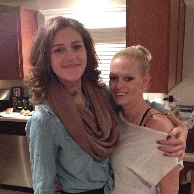 My oldest daughter and I this past Christmas.
