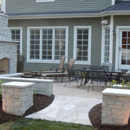 Patio designed and installed by Level Group, LLC.