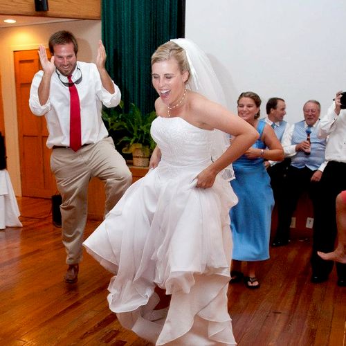Bride showing how it's done.