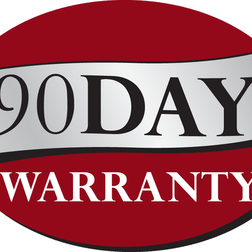 We offer a 90 Day Warranty.
