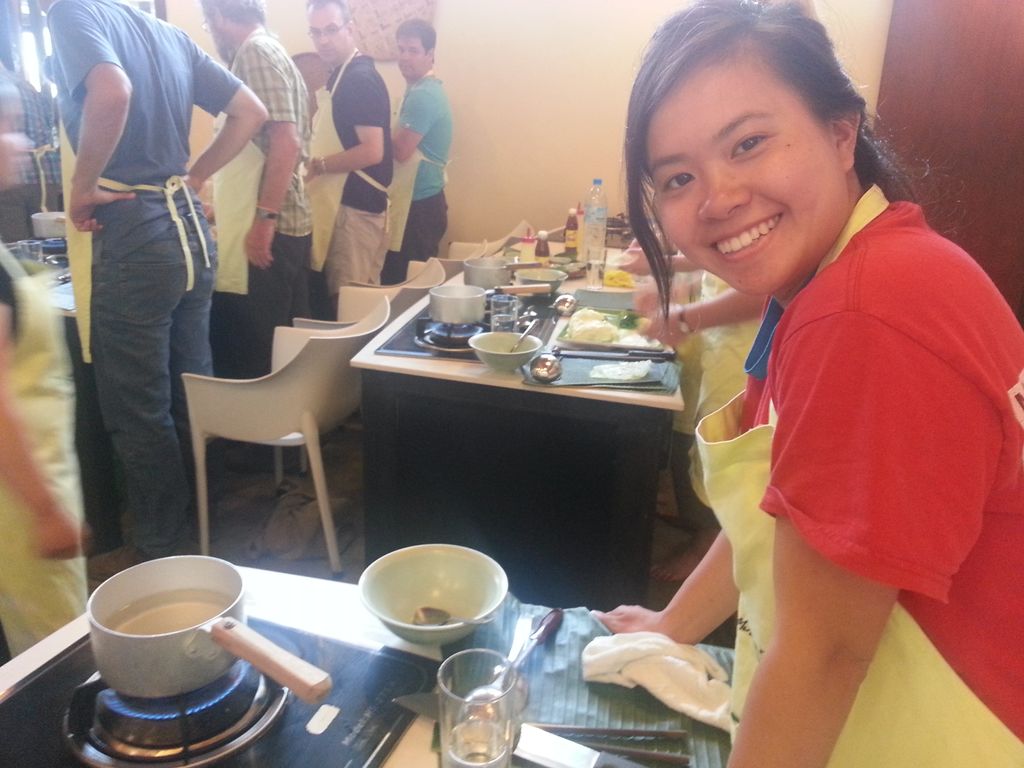 In my free time, I enjoy cooking!