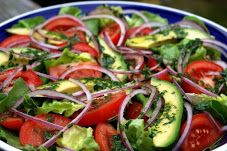 Garden Fresh Vegetables with guacamole.