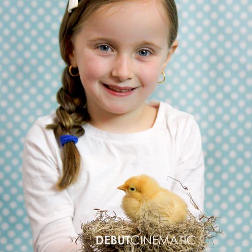 Spring Photo Sessions with Baby Chicks