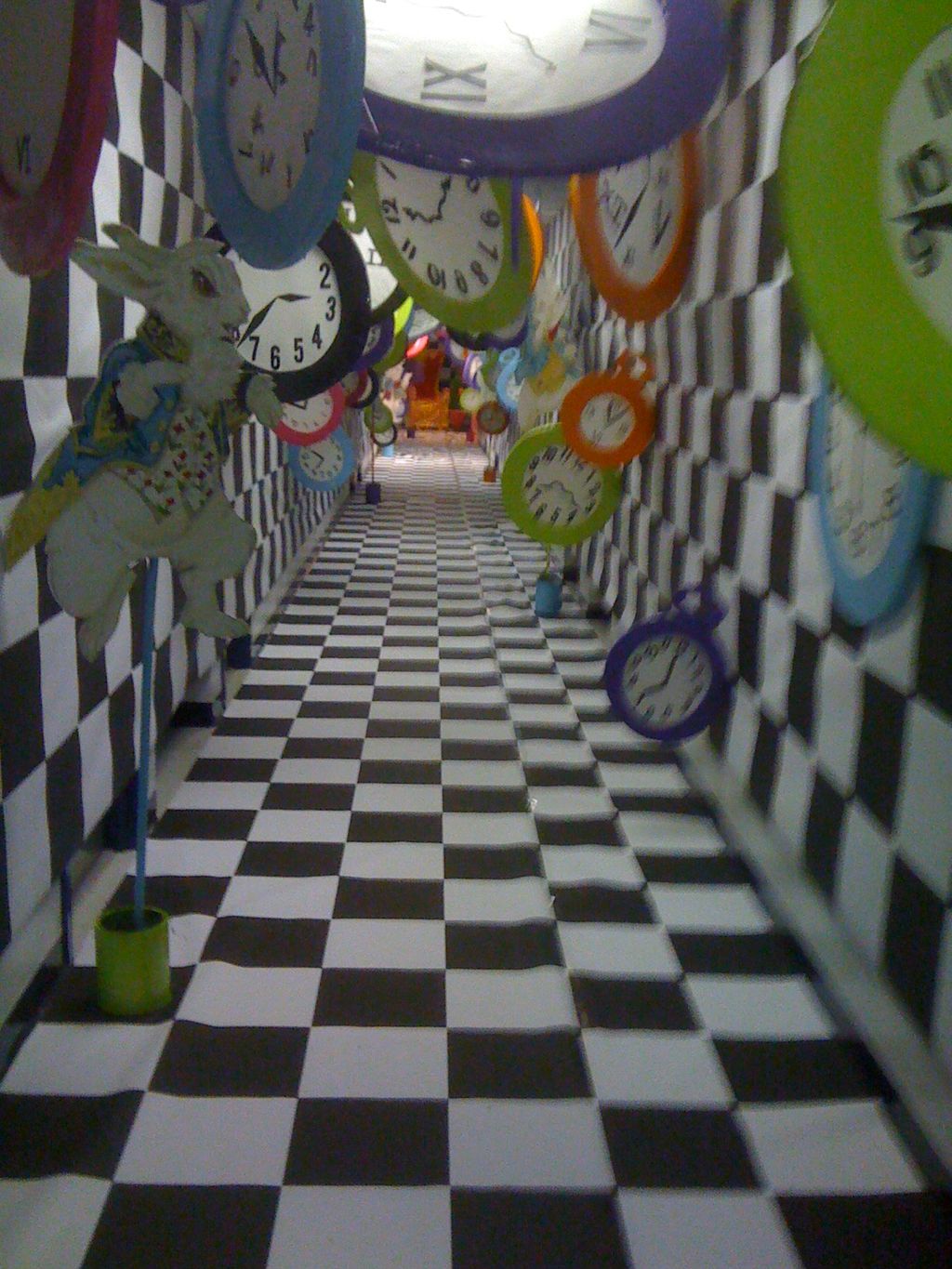Alison and Wonderland themed event.  This is a sch