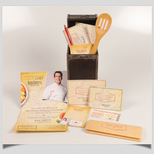 Press kit for Celebrity Chef. Work done at Insight