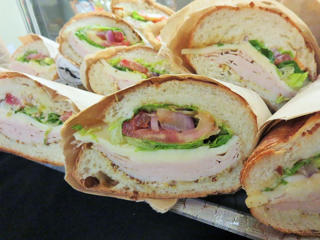 Corporate lunchbox options. Turkey Sandwiches on F