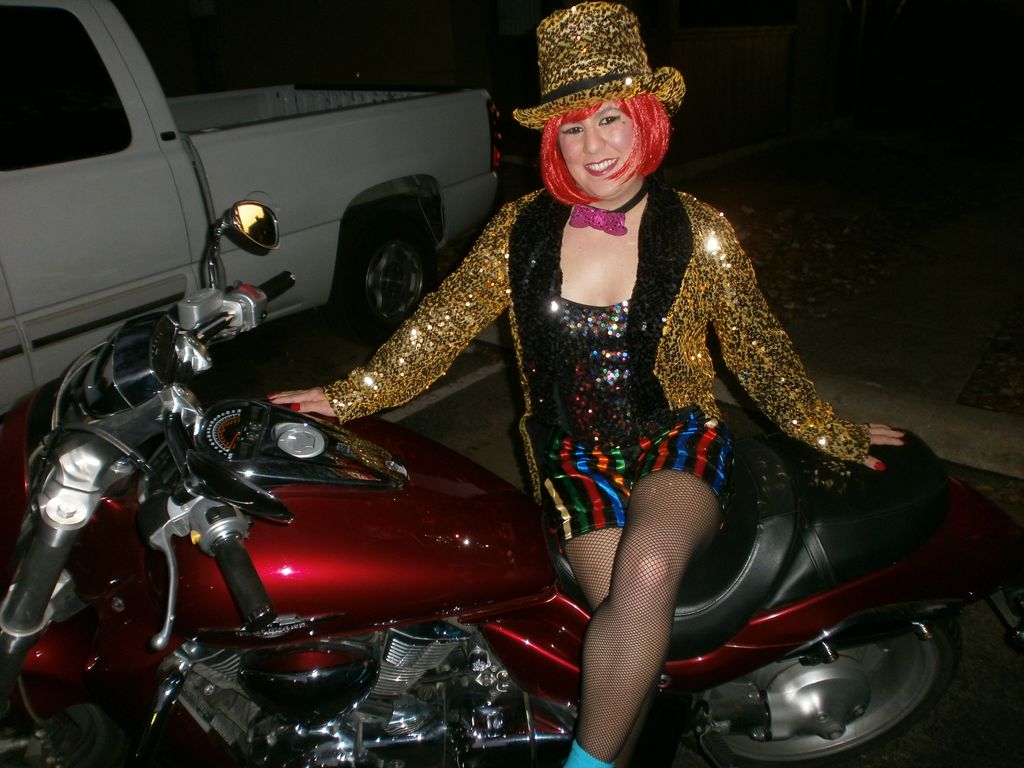 This is my Columbia costume from "The Rocky Horror