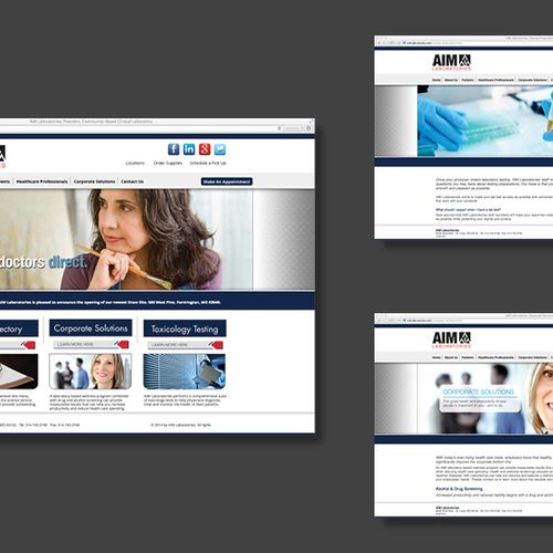 CLIENT: AIM Laboratories - Website: Corporate