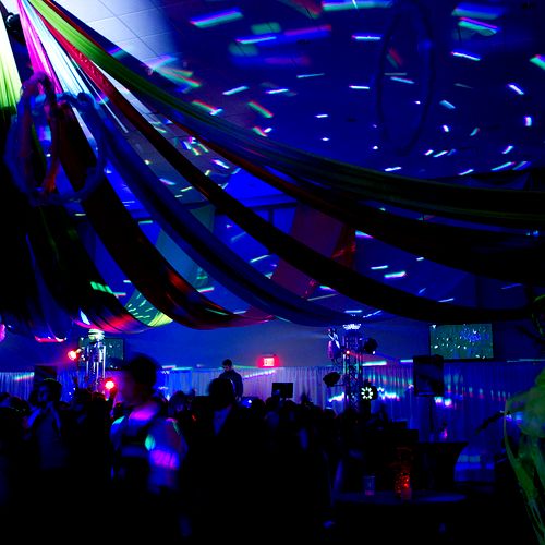 High School Prom Lighting and Decoration
