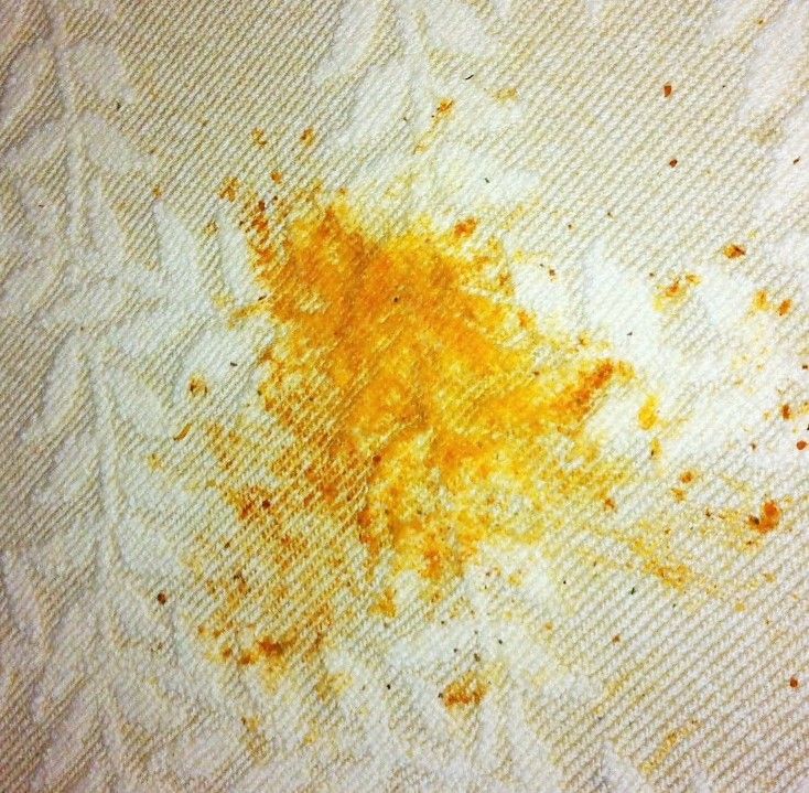 Spaghetti Sauce prior to cleaning