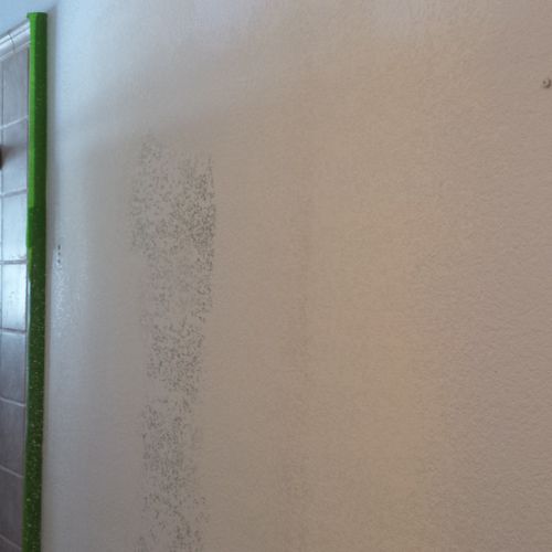 Sheetrock, Tape and texture match over a second do
