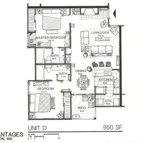 Apartment Design - Pen and Inck