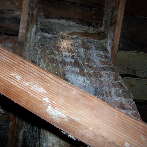 Signs of water leakage in and attic should be eval