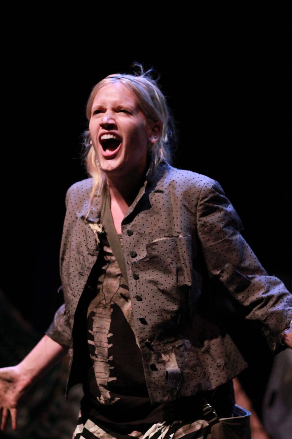 Singing in the world premiere of Once Babylon as a