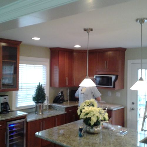 Kitchen cabinets I installed fall of 2013