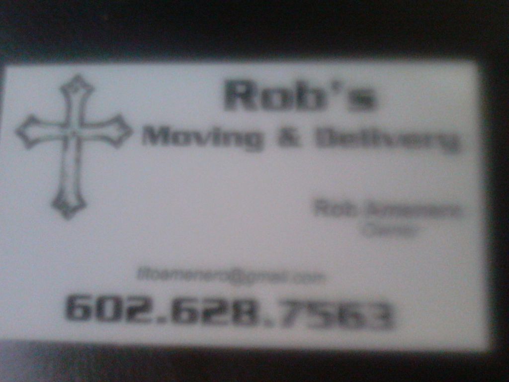 Rob's Moving & Delivery,inc