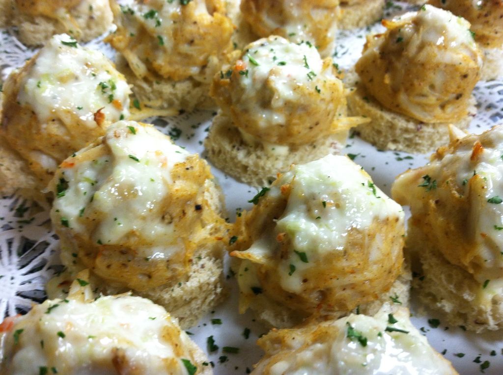 Mini Scallop Mousse Crab Cake