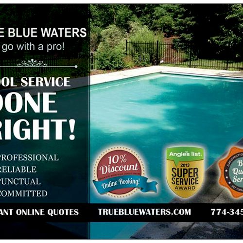 True Blue Waters your pool and spa service experts