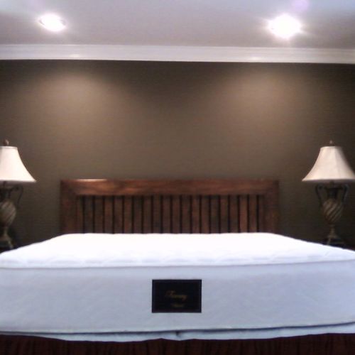 Master Bedroom mattress disinfected and deodorized