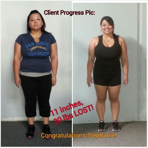 Stephanie's Transformation, weight-loss